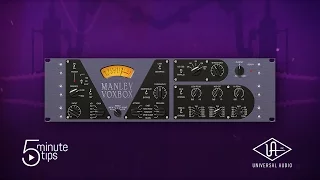 5-Minute UAD Tips: Manley VOXBOX Channel Strip Plug-In