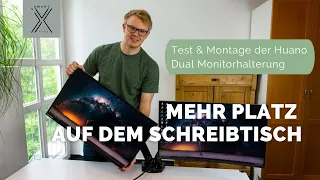 Produkttest: HUANO Dual Monitorarm (inklusive Montage)