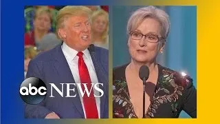 Trump Reacts to Meryl Streep's Golden Globes Speech