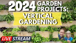 😎 Live | Garden Projects - Vertical Gardening Ideas ☕ #Live #vertical  #garden