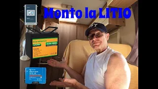 Montaggio batteria al litio sul camper