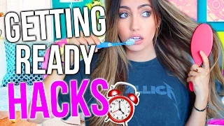 How To Get Ready FAST In The Morning!! Morning Hacks for School!