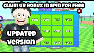 How To Claim Ur FREE ROBUX  In SPIN FOR FREE ( Updated Version)