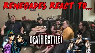 Renegades React to... Death Battle! - Jotaro vs. Kenshiro