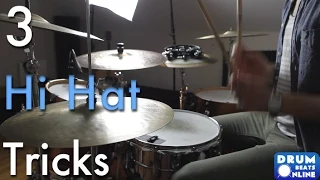 3 Of The Best Hi Hat Tricks - Drum Lesson | Drum Beats Online