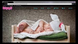 Navigation bar menu with icons using html and css