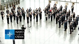 NATO's 75 Anniversary Celebration at NATO Headquarters in Brussels, 04 APR 2024