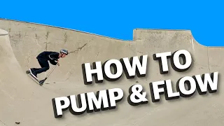 HOW TO PUMP AND FLOW A SKATEPARK BOWL OR HALFPIPE