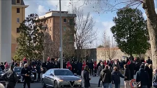 [SCORTA] Premier Mario Draghi a Genova: visita alla radura della memoria