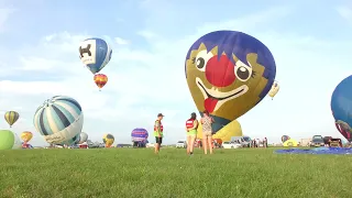 A Timelapse of GRAND EST MONDIAL AIR BALLOONS 2021 - Lorraine Friday 23 July - Chambley Airbase