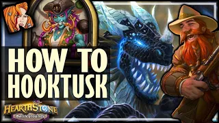 THE ONLY WAY TO PLAY HOOKTUSK?! - Hearthstone Battlegrounds