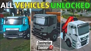 🚚Unlock All Vehicles - Construction Simulator 4 by Astragon Entertainment