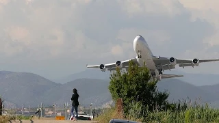 amazing takeoff Saudia Cargo 747-400F(ER) [TC-ACM]