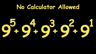 A Nice Olympiads Exponential Trick | No Calculator Allowed