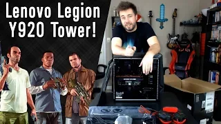 NEW SETUP HYPE! | Lenovo Legion Y920 Gaming Tower Unboxing & Review