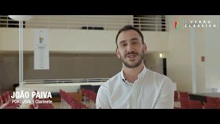 João Paiva (Clarinete) - Testemunho VERÃO CLÁSSICO Festival e Academia