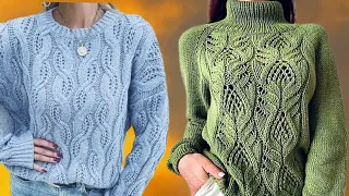 Красивые свитера со схемами. Ручная работа. Beautiful sweaters with patterns.  Handmade..