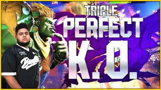 SF6➣ TRIPLE PERFECT - OFFLINE TOURNAMENT - MENARD (Blanka) 【Street Fighter 6】