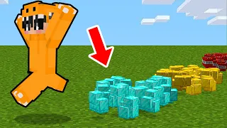 Minecraft, But JUMPING drops RANDOM Items...