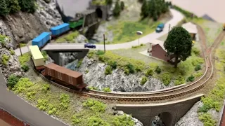 The Cascade Loop  - A micro layout in scale 1:450 (T Gauge)