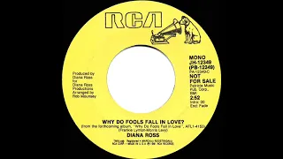 1981 Diana Ross - Why Do Fools Fall In Love? (mono radio promo 45)