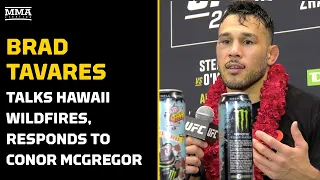 Brad Tavares Talks Hawaii Wildfires, Responds To Conor McGregor | UFC 292 | MMA Fighting