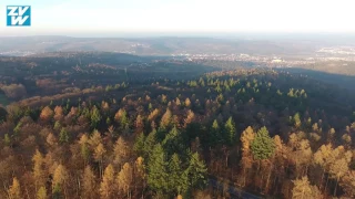 Winterbach: Flug über den Goldboden