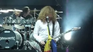 Megadeth - Super Collider (first live performance) Live in Bucharest, Romania 22.May.2013