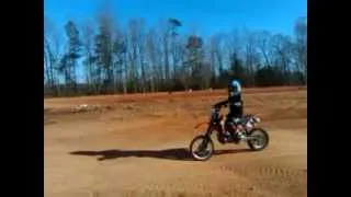 lane116mx  on 65 ktm sx  at ncmp age 6 first time riding 65cc  march 2012