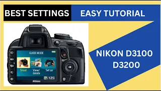 Nikon D3100 & D3200 Easy Tutorial (Hindi/Urdu) Best Settings for Photo & Video