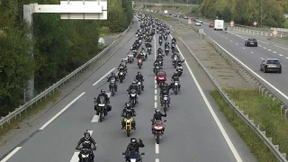 Manifestation de motard à Rennes [VIDEO360]
