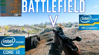 Battlefield V Intel HD 520 | 8 GB Ram | core i3 6006u | low end pc gameplay