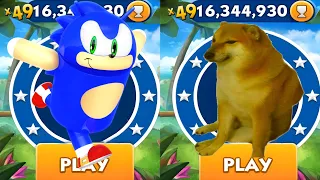 Sonic Dash -  Andronic vs Pet Run vs All Bosses Zazz Eggman - All Characters Unlocked