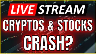 🚨📉 [LIVE]: Cryptos & Stocks DOWN!