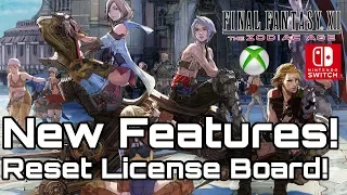 FINAL FANTASY XII! New Features! Reset License Board! Xbox1 & Switch