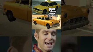 Ranking Grand Theft Auto Taxi Cab #shorts #gta #taxi #ranking #meme