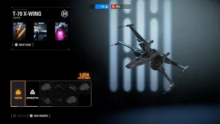 STAR WARS Battlefront II Starfighter assault on Unknown Regions Ps5 Gameplay (No Commentary)