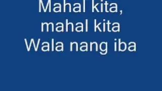 mahal kita lyrics by maricris garcia