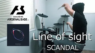 Line of sight / SCANDAL（機動戦士ガンダム GUNDAM アーセナルベース LINXTAGE）ドラム 叩いてみた【DRUM COVER】