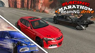 Hyper Realistic Crashes and Hilarious Scenarios! BeamNG.drive + Mods | Racing Marathon 2020 | KuruHS