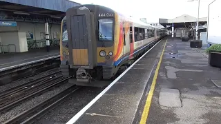 South Western Railway Class 444 044 Departure Southampton Central for London Waterloo