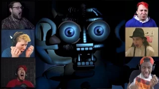 "Реакции Летсплейщиков" на Нападение Маленького Аниматроника из FNAF: Sister Location