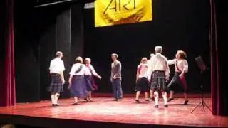 Exhibition of Scottish Country Dancing in Lisbon, December 2009