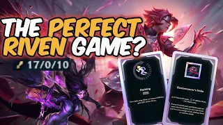 The Perfect Riven Arena Game!? - League of Legends Arena Mode