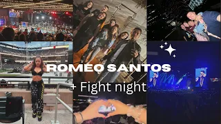 Romeo santos concert vlog + fight night