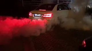 Mercedes W212 E350cdi Burnout