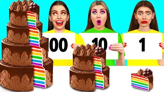 100 Schichten Nahrung Challenge | Lustige Essenssituationen von CRAFTooNS Challenge