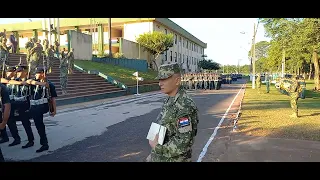 Práctica de Desfile de los Cadetes de la Academia Militar "Mcal Francisco Solano Lopez"