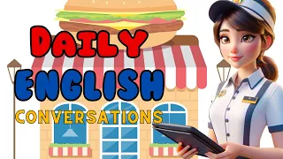 Daily English Conversations | At the Restaurants | English Listening Skills | English Mastery