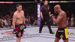 Nick Diaz vs Anderson Silva best highlights with funny taunts